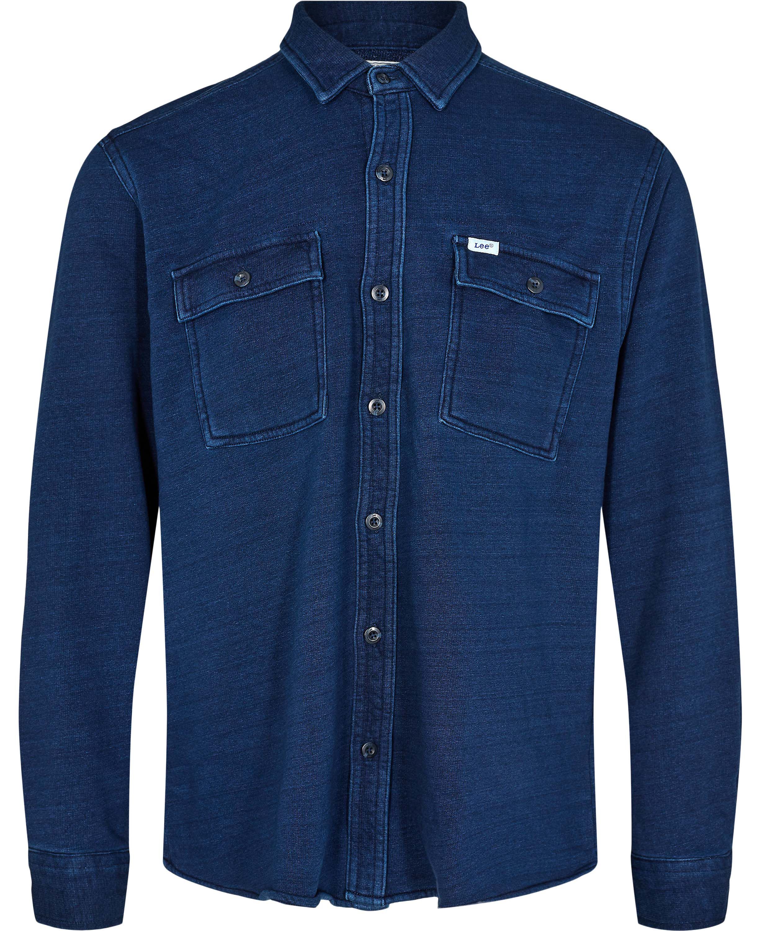 WORKING_FLEECE_SHIRT INDIGO
