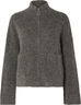SLFSIA RAS LS ALPACA BLEND KNIT ZIPPER CARDIGAN