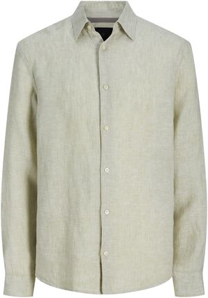 JPRBLALAWRENCE LINEN LS SHIRT SN