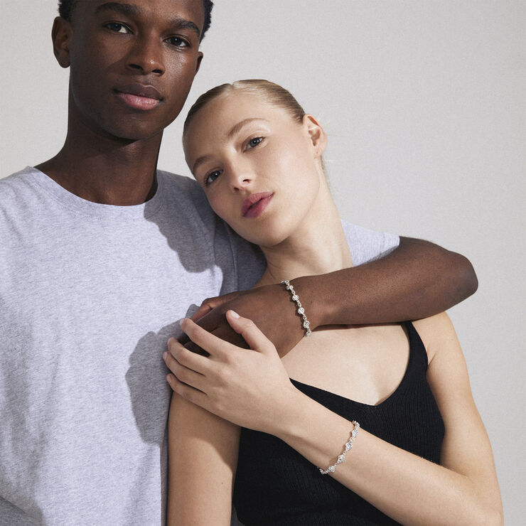 INAYA recycled bracelet silver-plated