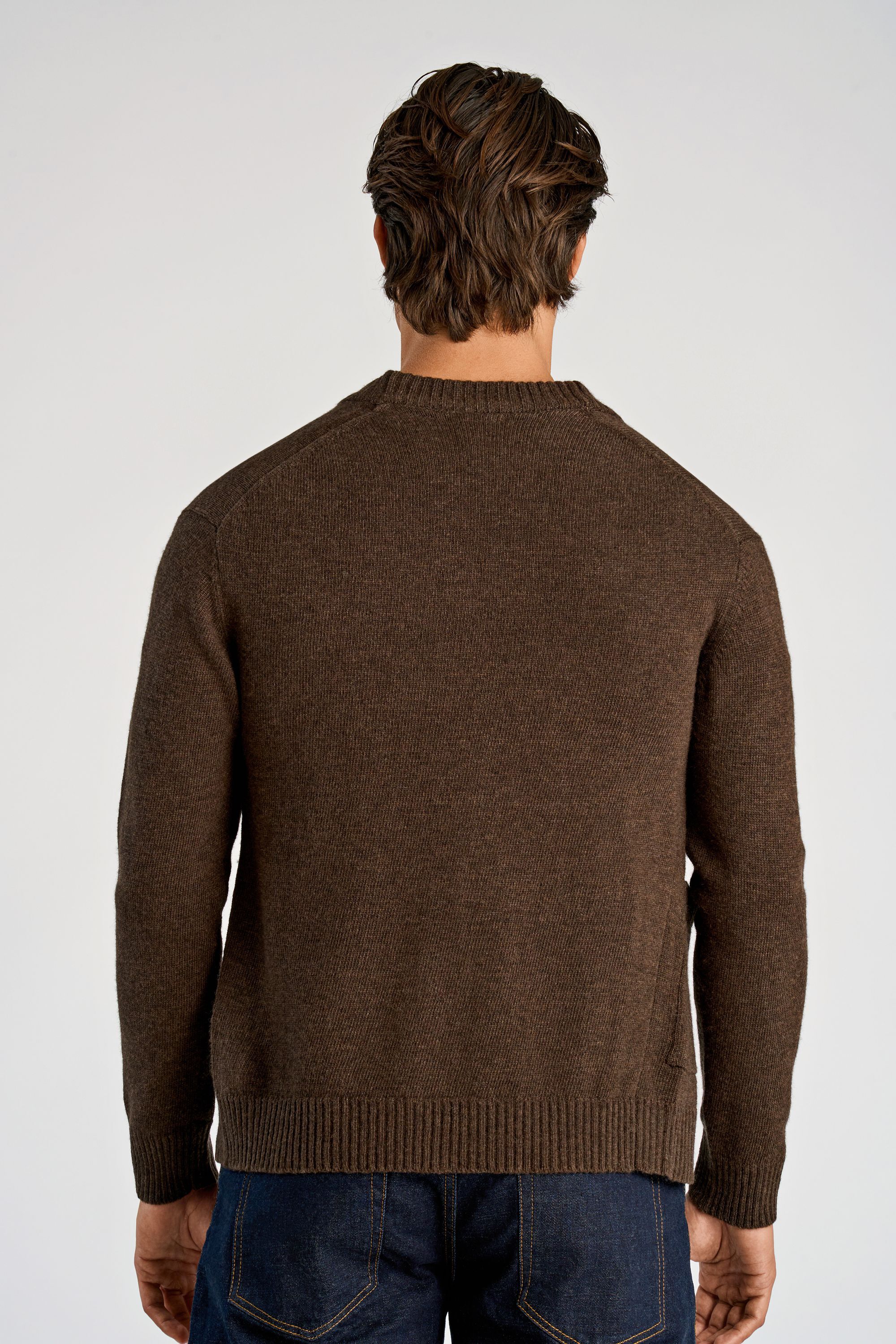 Lambswool button cardigan