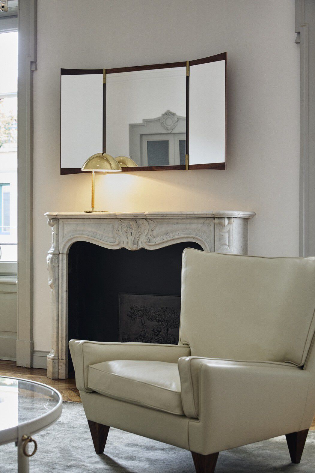 9209 Table Lamp (Base: Brass, Shade: Polished Brass)