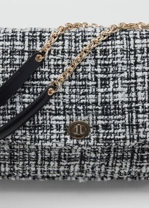 Large tweed handbag