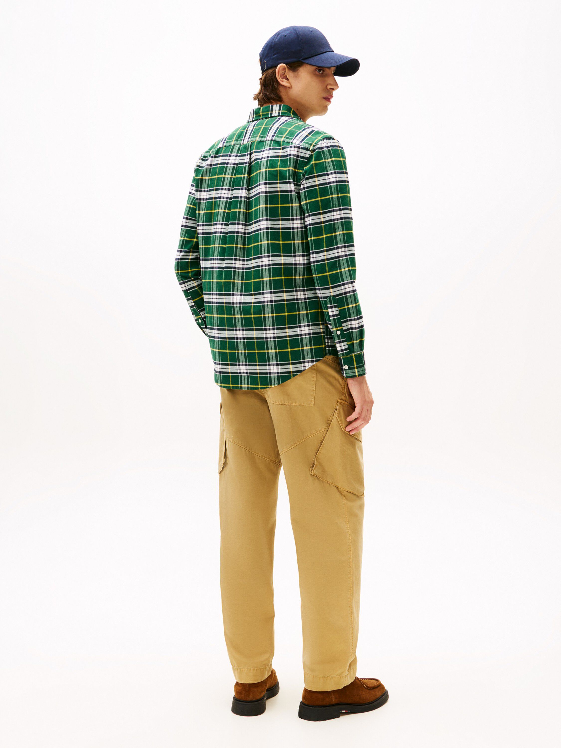 BRUSHED OXFORD CHECK RF SHIRT