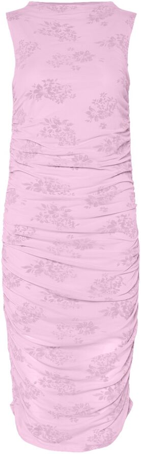 PCMERRY SL RUCHING SHORT DRESS JRS