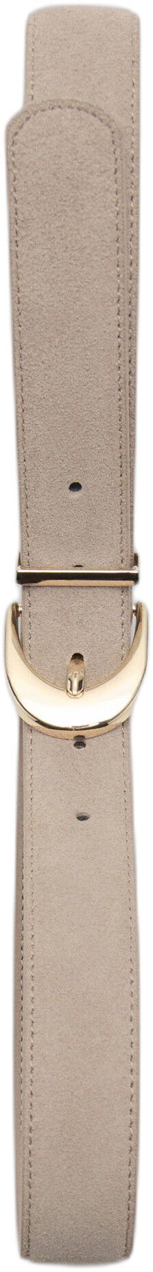 Oval buckle belt