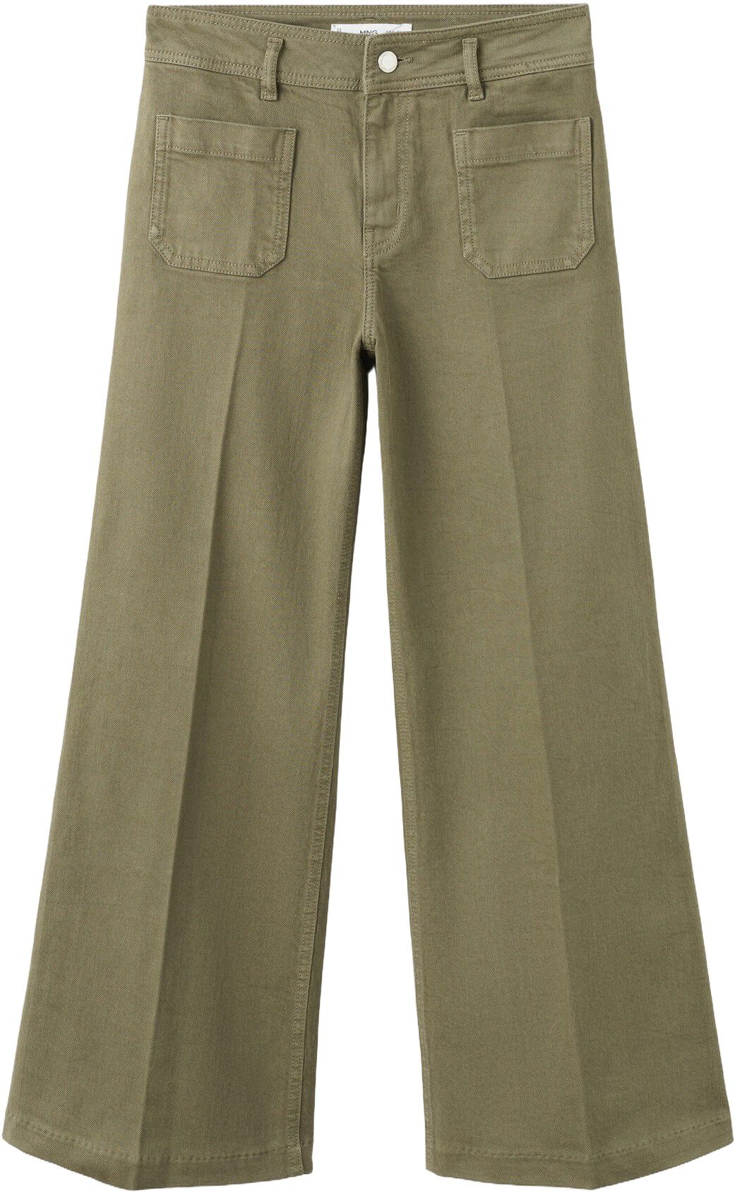 Wide-leg jeans with pockets