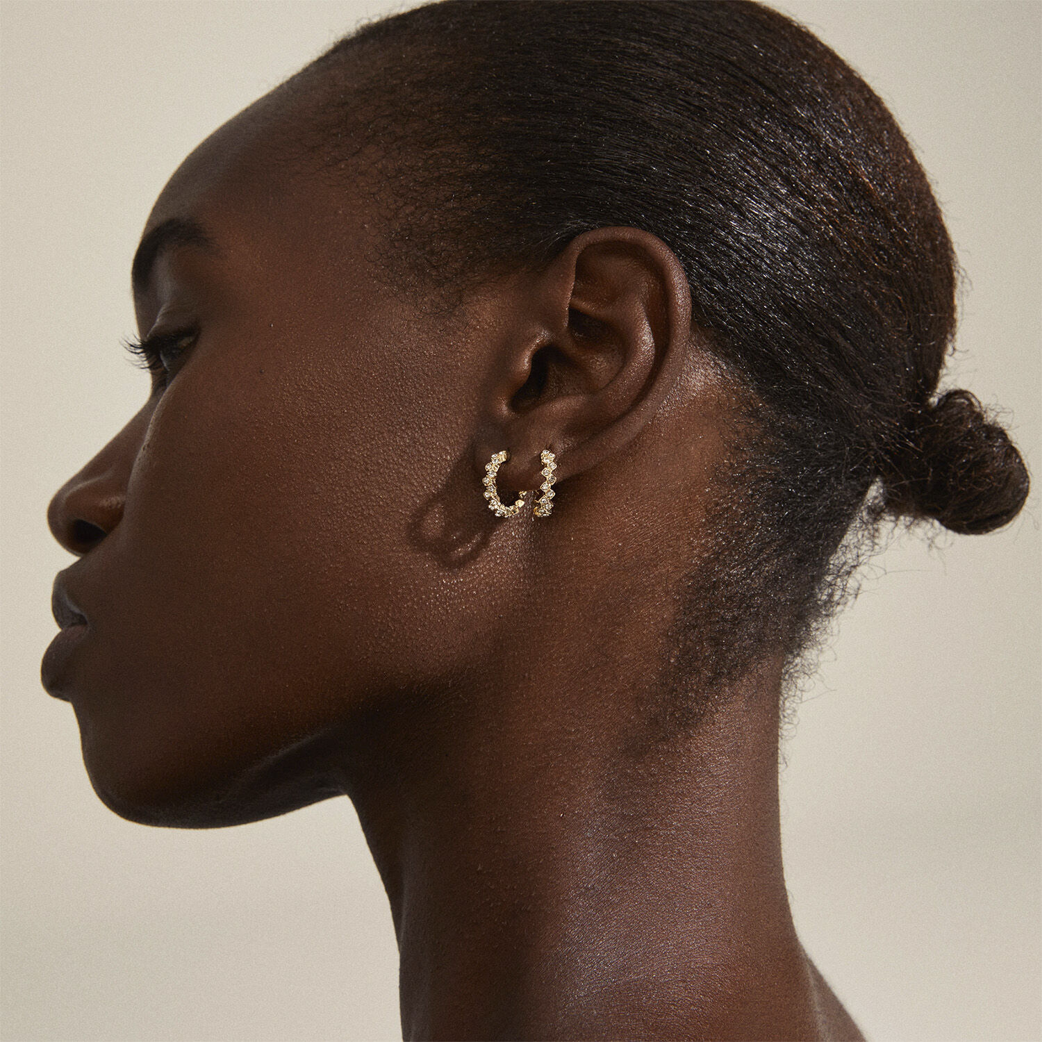 &Oslash;reringe : Ester : Guldbelagt : Kry