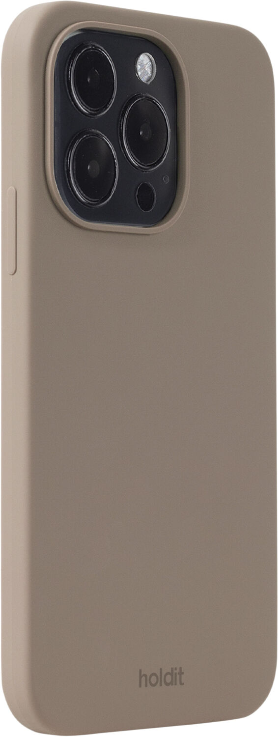 Silicone Case iPhone 15 Pro Mocha Brown