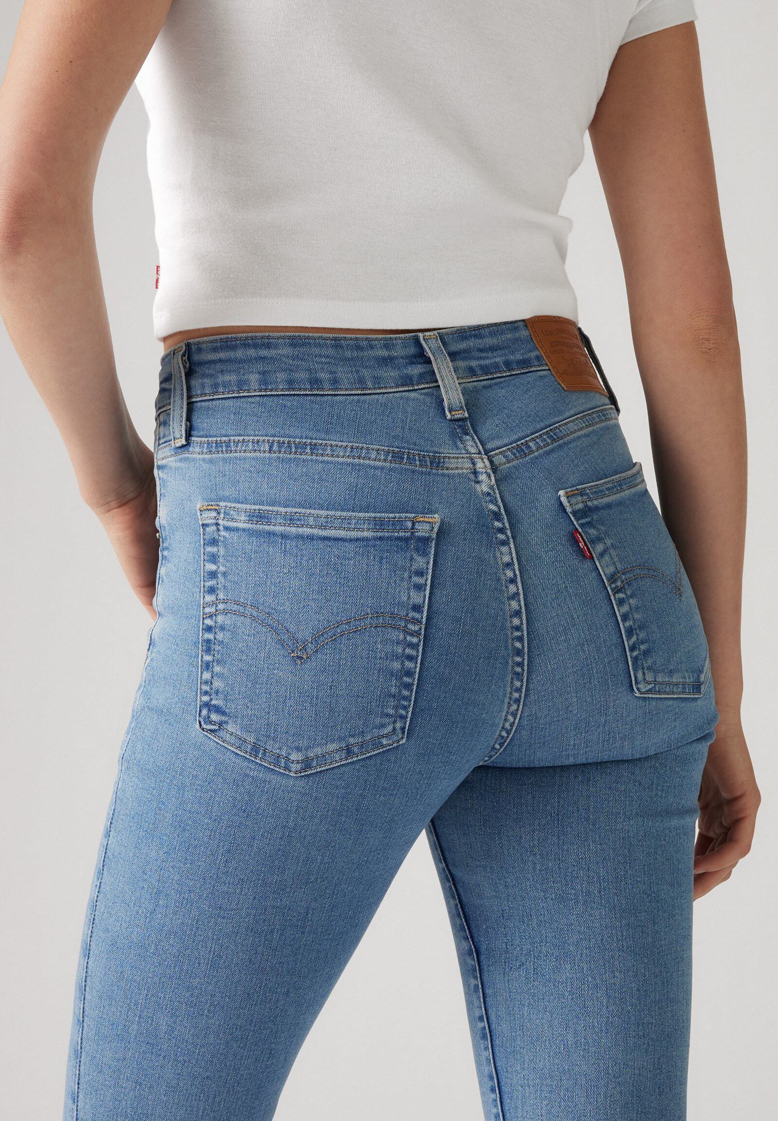 721 HIGH RISE SKINNY BLUE WAVE