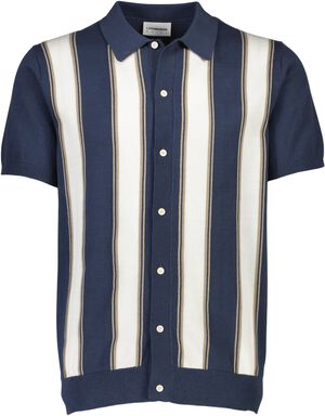 Knitted polo cardigan