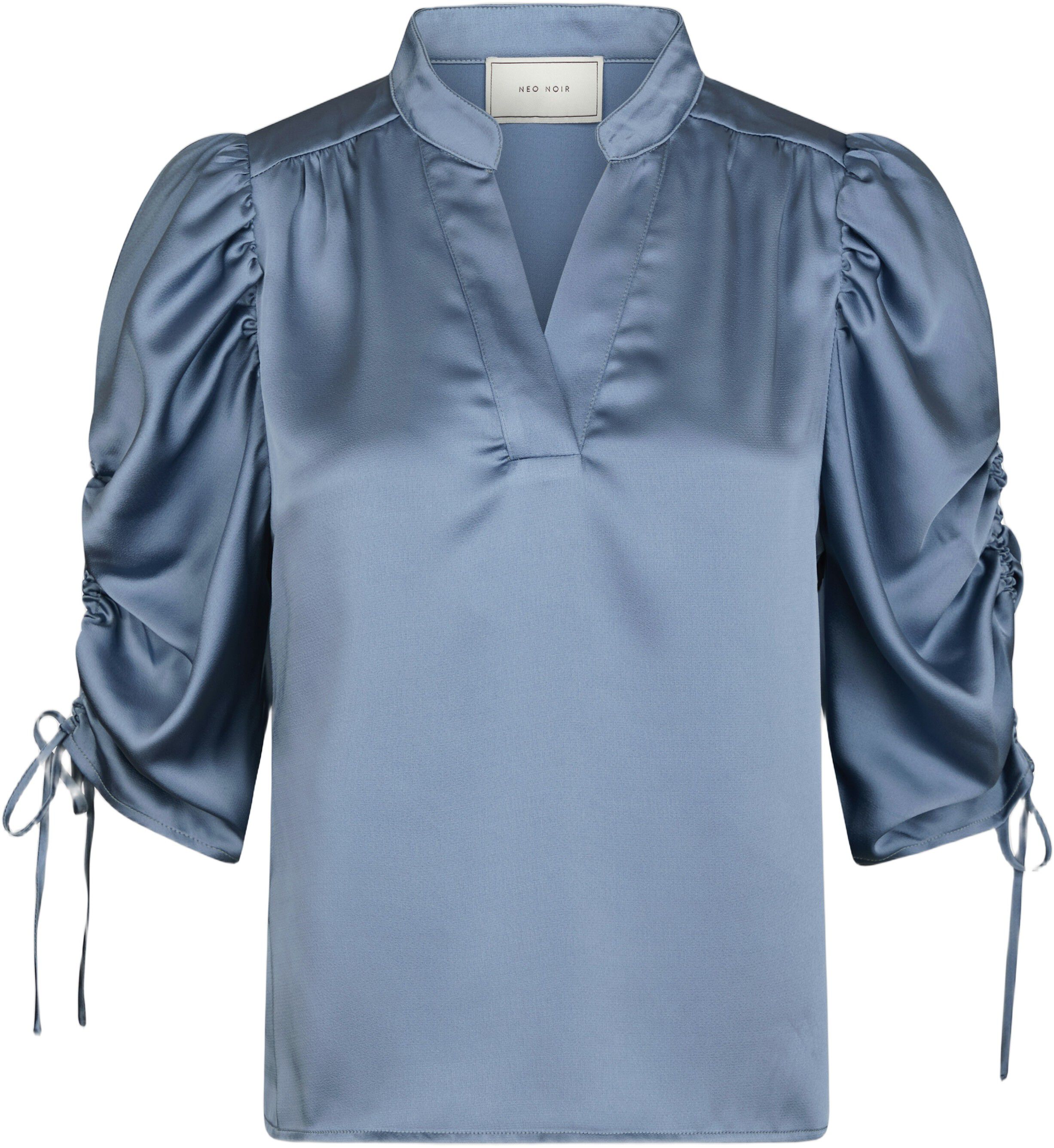 Alvira Drapy Satin Blouse