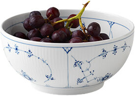 Blue Fluted Plain sk&aring;l 1,8 L /21 cm