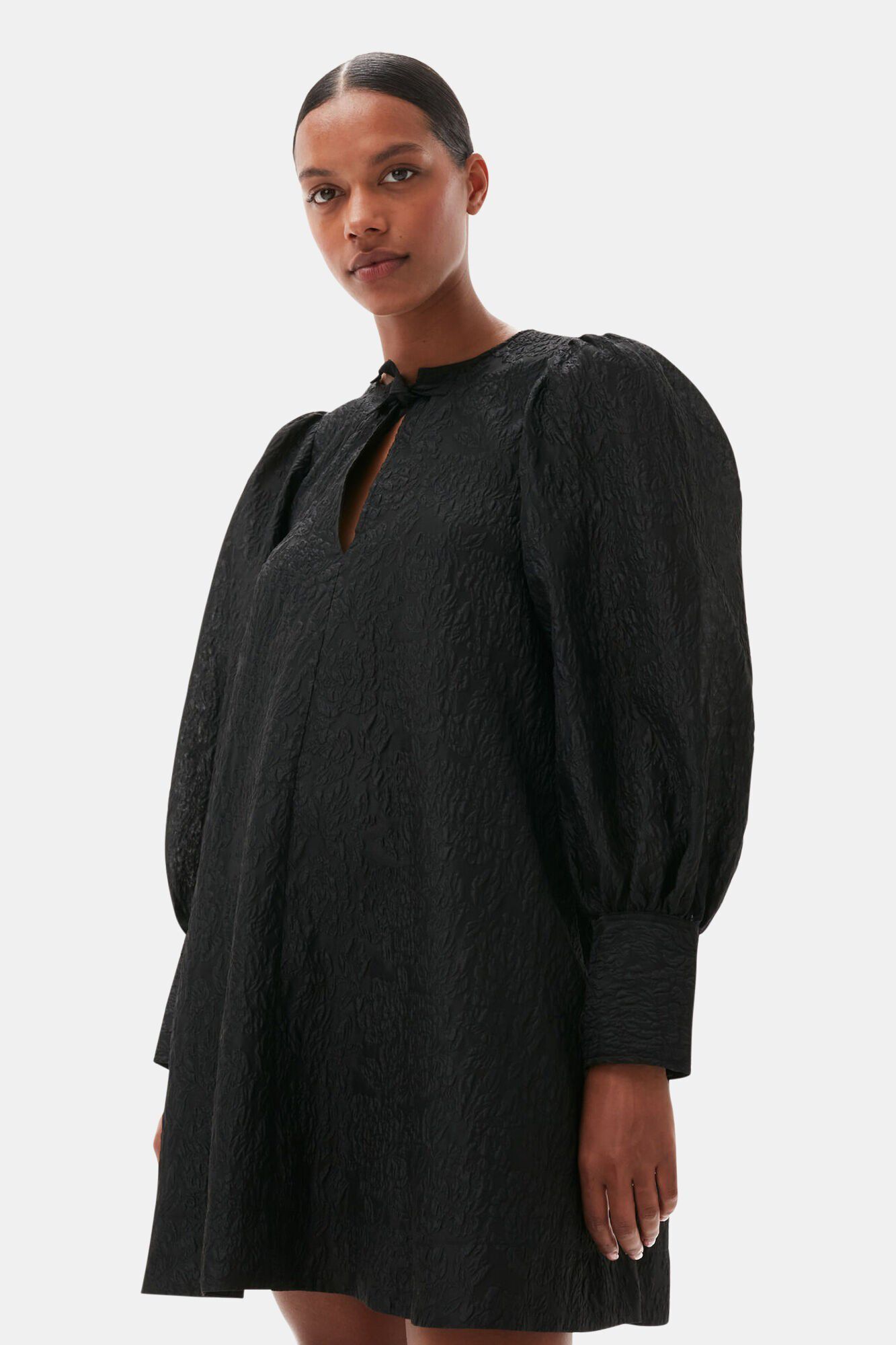 Minikl&auml;nning i jacquardtyg