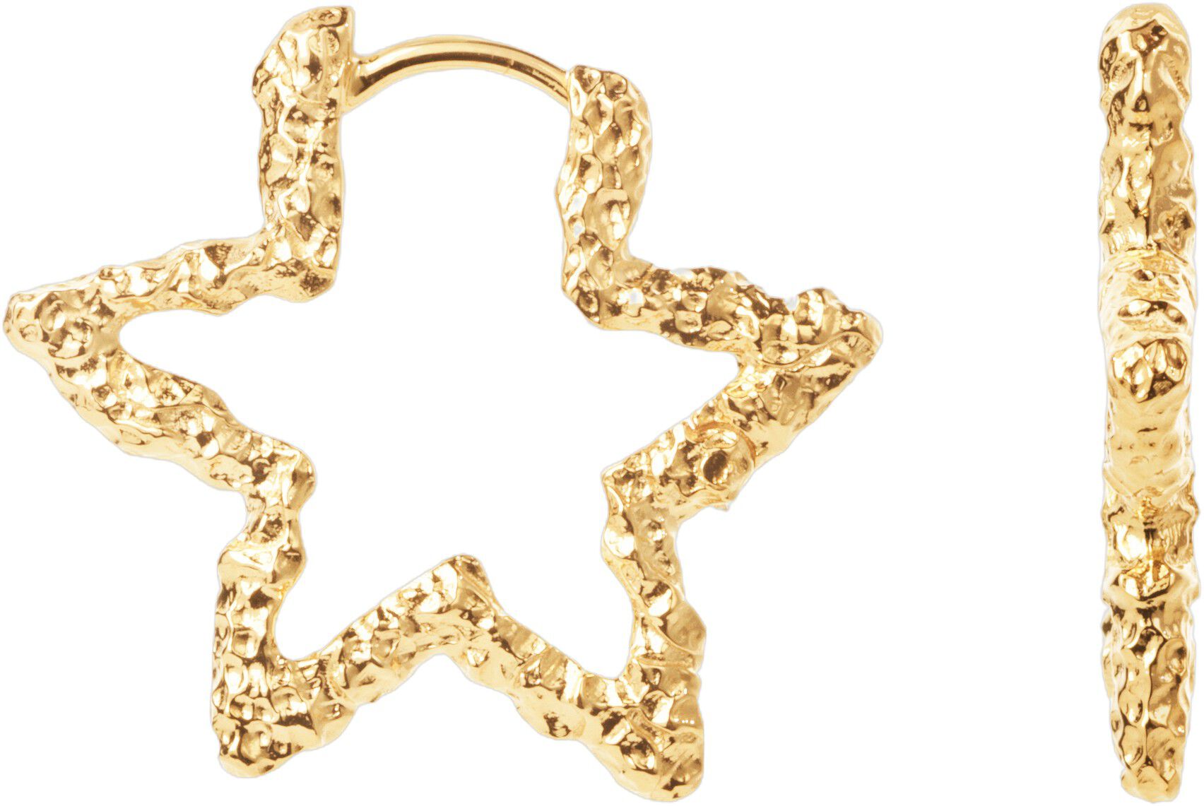 Star Sparkly Hoops