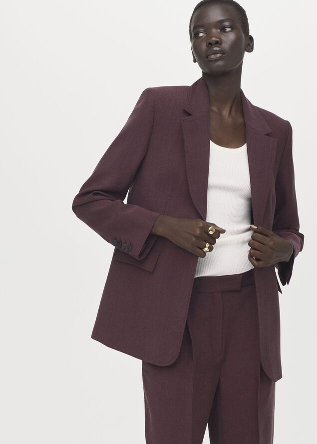 Lyocell suit blazer