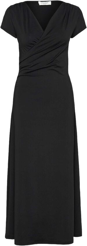 RWBillie Capsleeve Wrap Long Dress