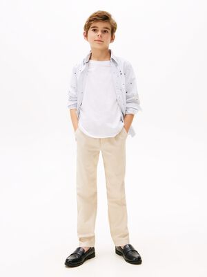 REGULAR PULL ON POPLIN PANT