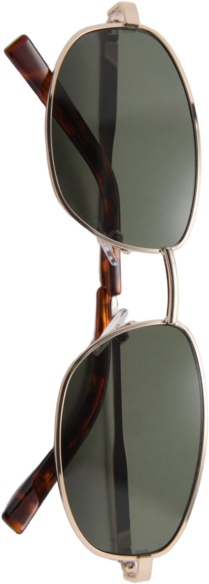Metallic frame sunglasses