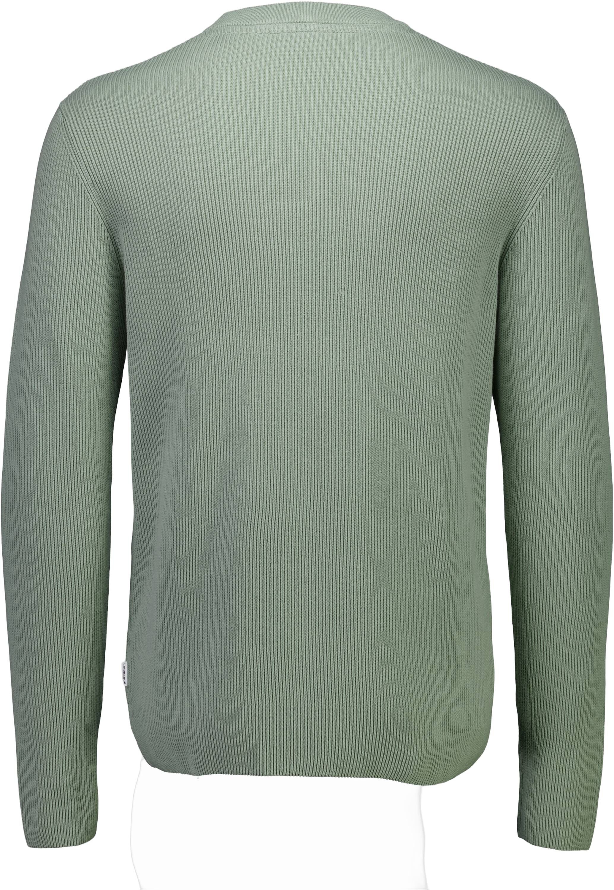 Rib knitted o-neck knit