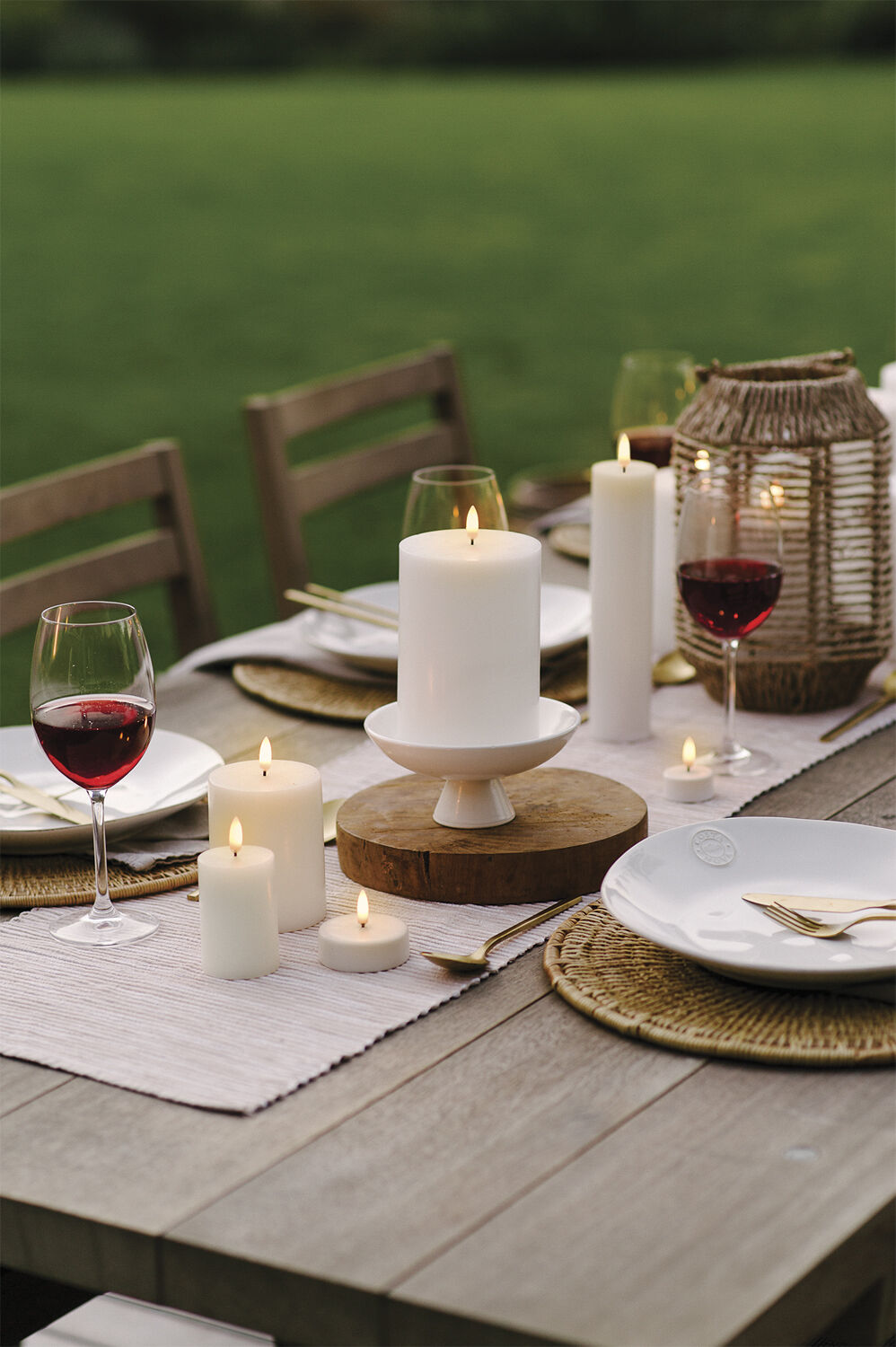 UYUNI Lighting - LED Taper Candle - twin pack - Nordic White - 2,3 x 2