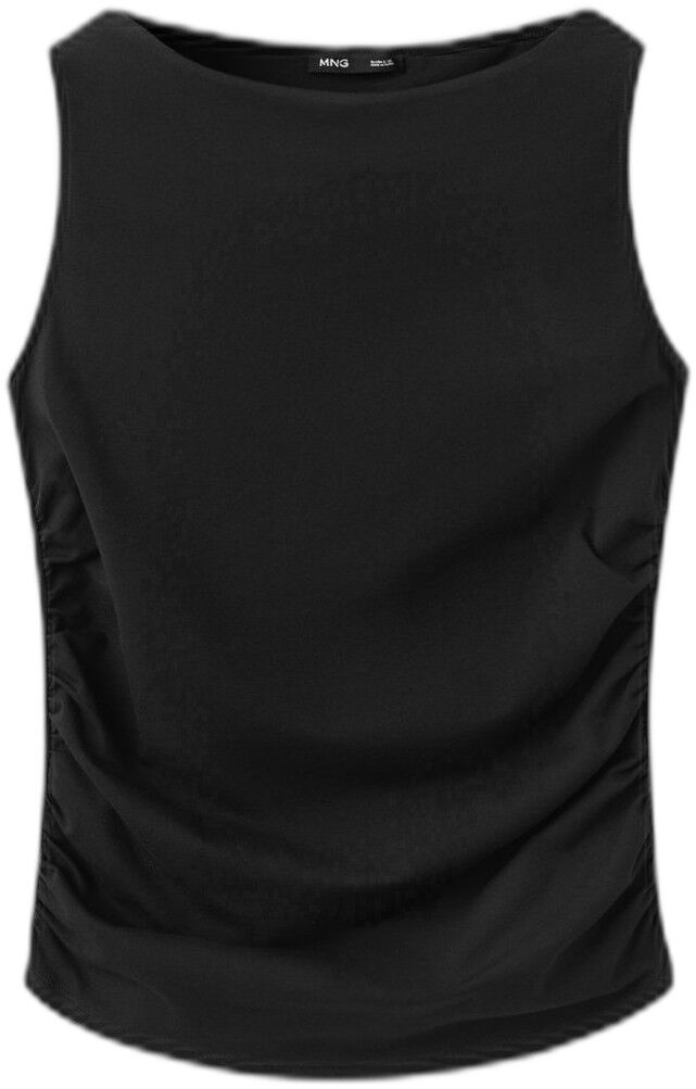 Draped cotton top