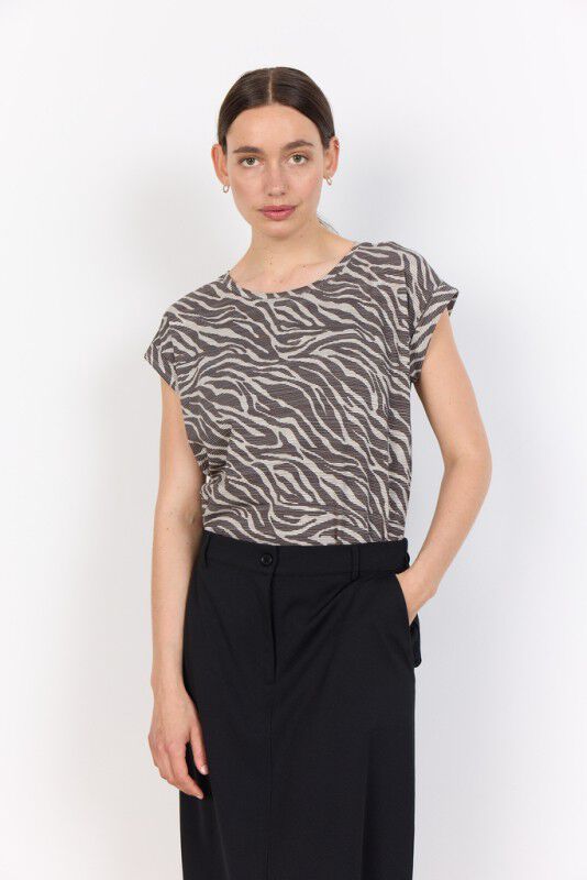 SC-GALINA 60 T-shirt M&oslash;rk brun