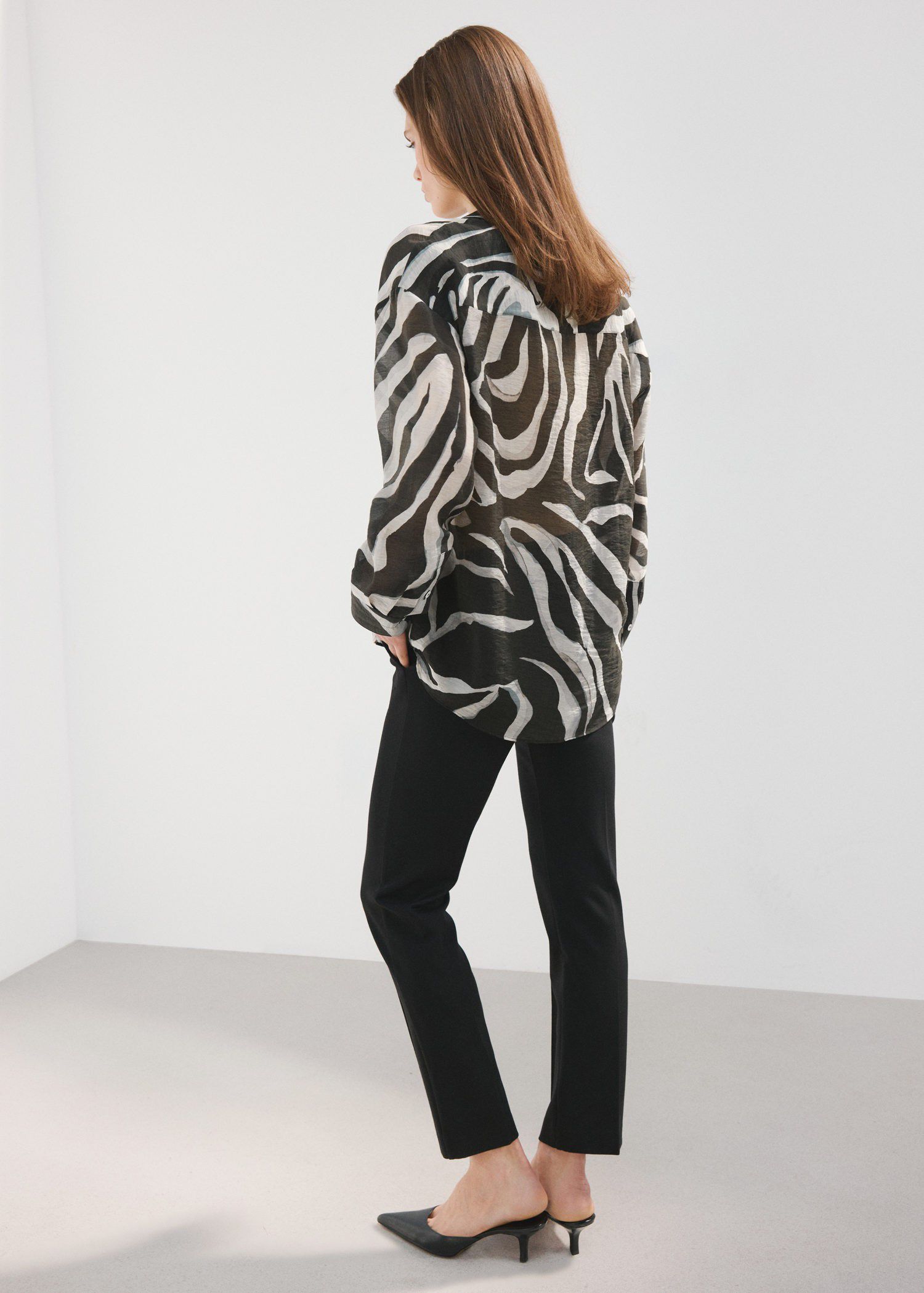 Lyocell printed shirt