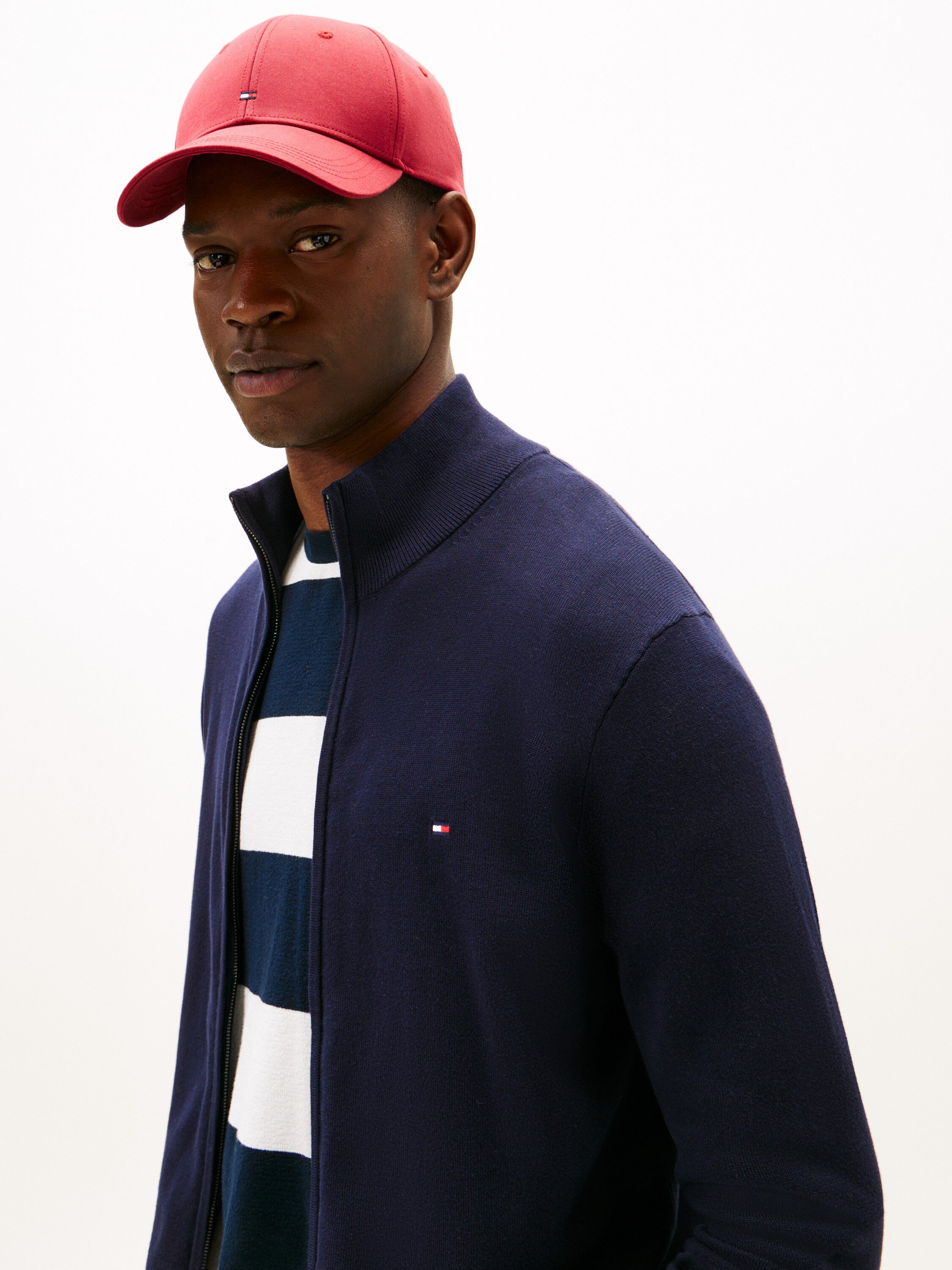 ESSENTIAL COTTON ZIP THRU