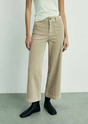 Catherin culotte corduroy trousers