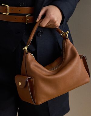 Nappa Leather Small Blaike Shoulder Bag