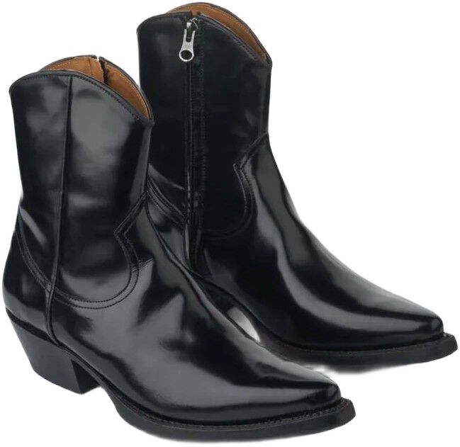 Western zip boot