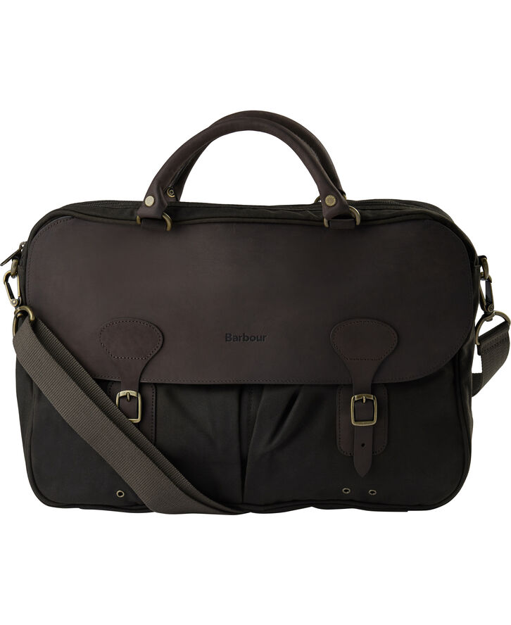 Wax Leather Briefcase