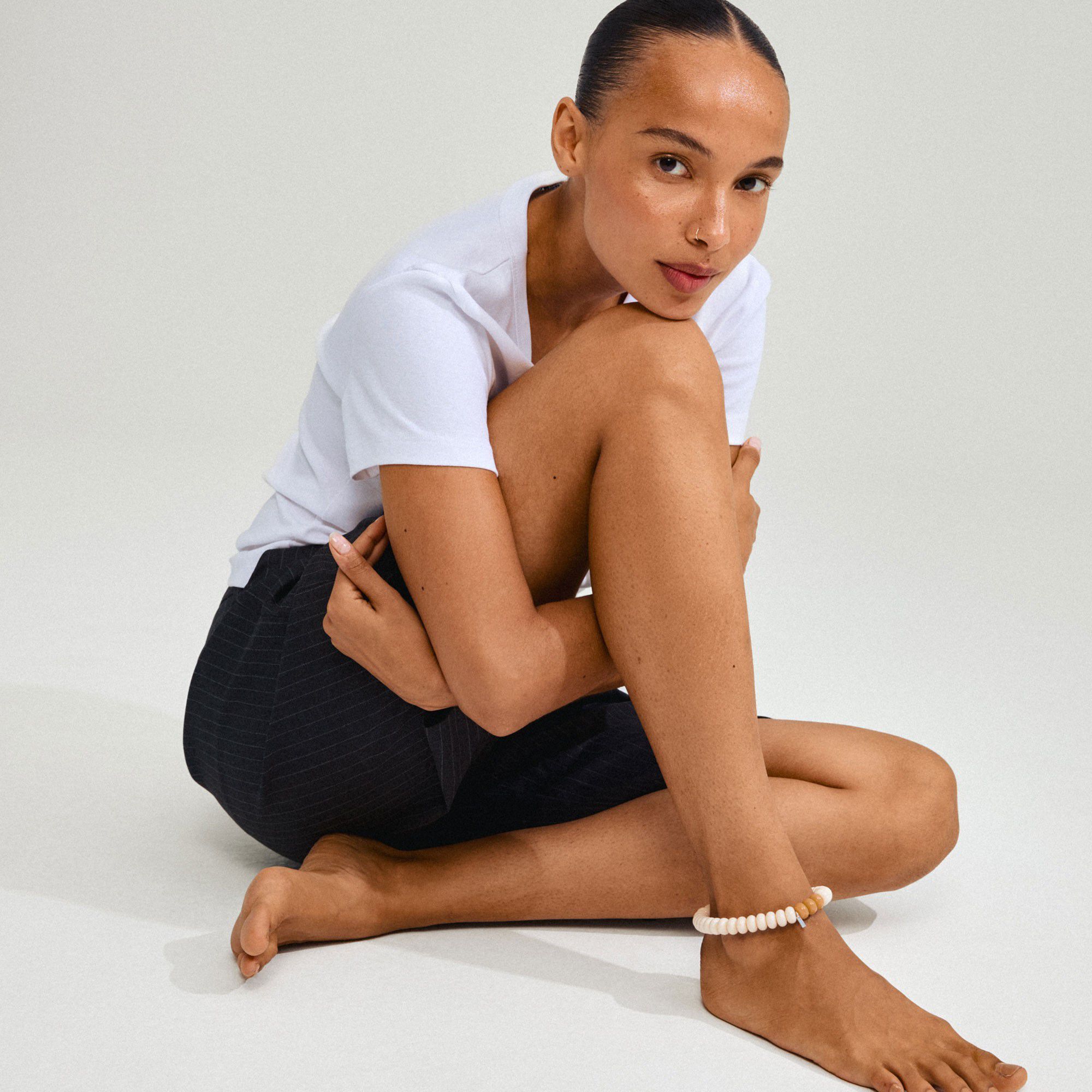 ECLIPSE ankle chain white