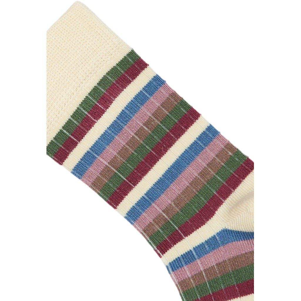 Minipop Bamboo Multi Stripe Strumpor