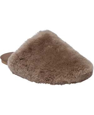 Slipper in Real sheepskin - Cocoa Creme