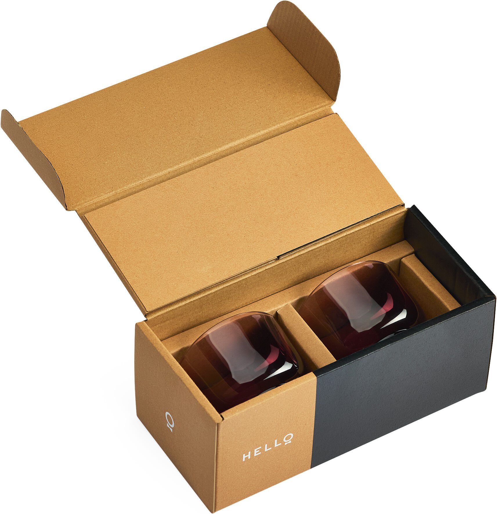 Pirch Cortado, Garnet, set of 2