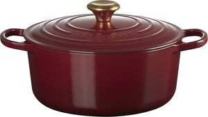 Rund støbejernsgryde 5,3L Garnet