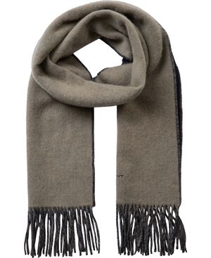 TWO TONE WOOL SCARF