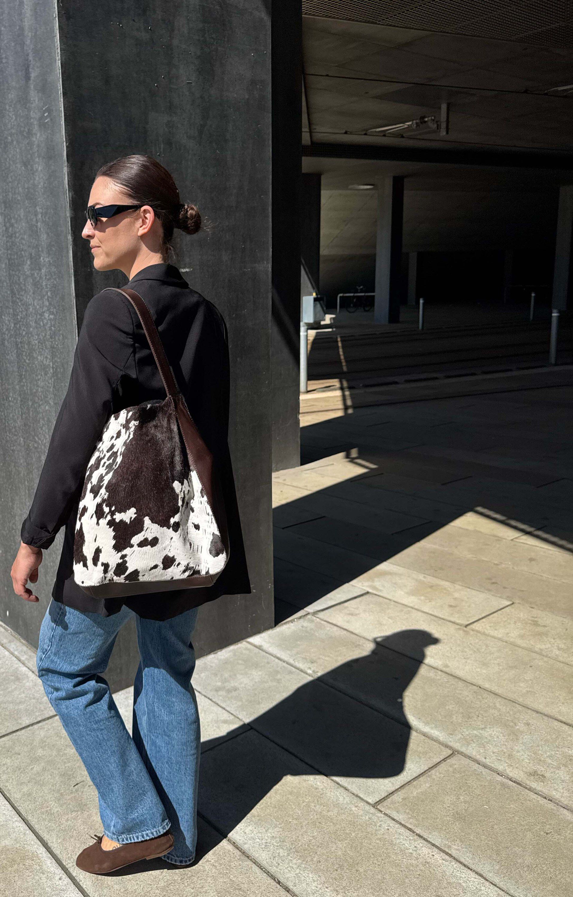 Shelbymbg Bag, Cow Print