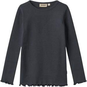Langærmet Rib T-shirt Ida