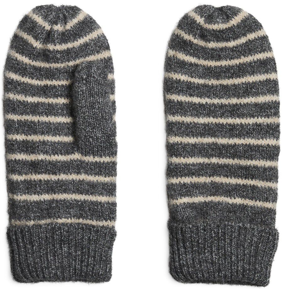 PCNORMA STRIPE MITTENS BC