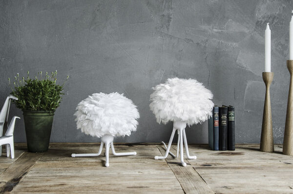 Tripod Base matt white H 18,6 cm