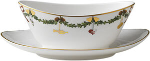 Star Fluted Christmas såsskål 43 cl