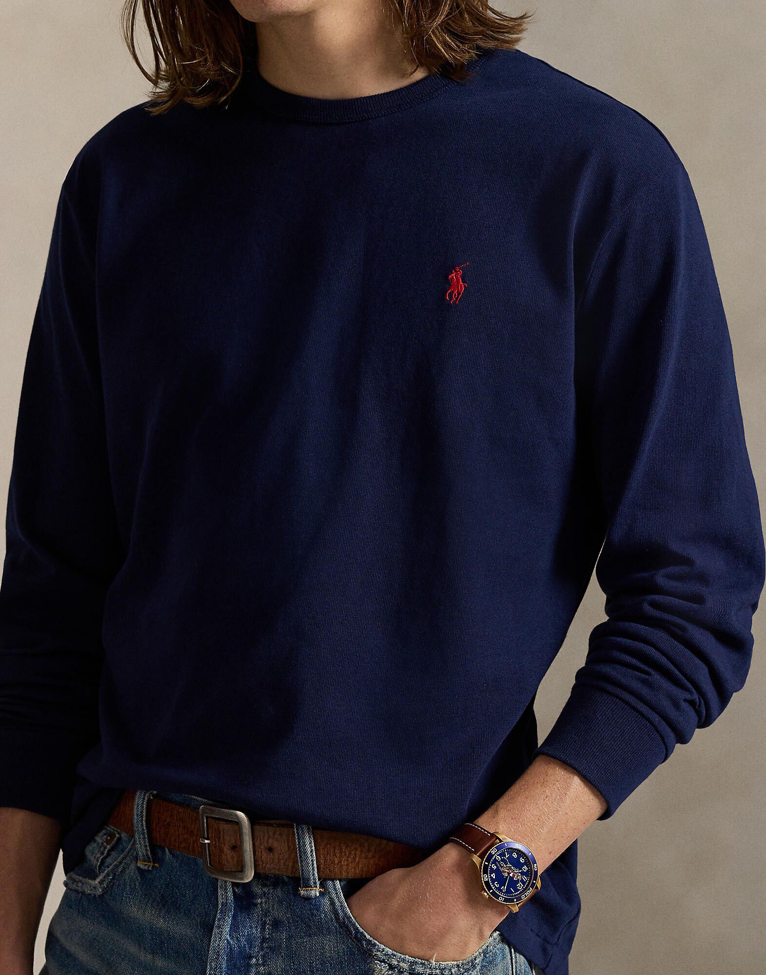 Classic Fit Jersey Long-Sleeve T-Shirt