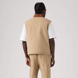 SANSOME VEST TIGERS EYE CANVAS