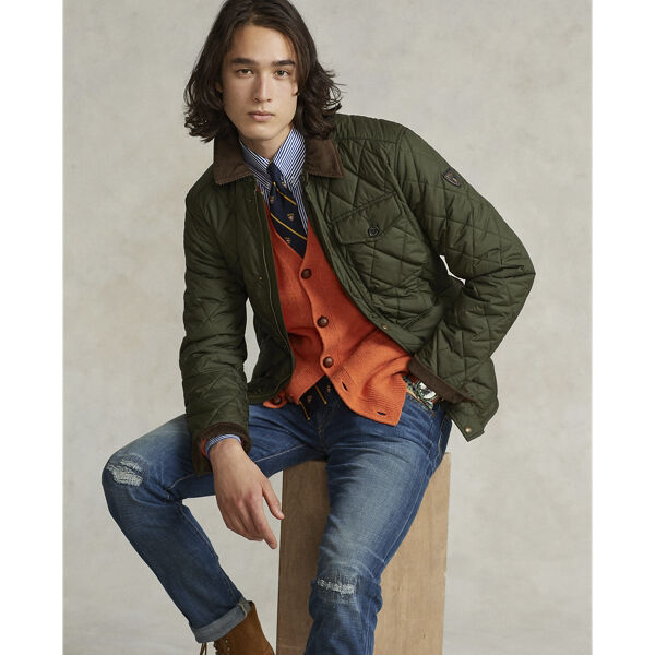 Water-Repellent Quilted Jacket