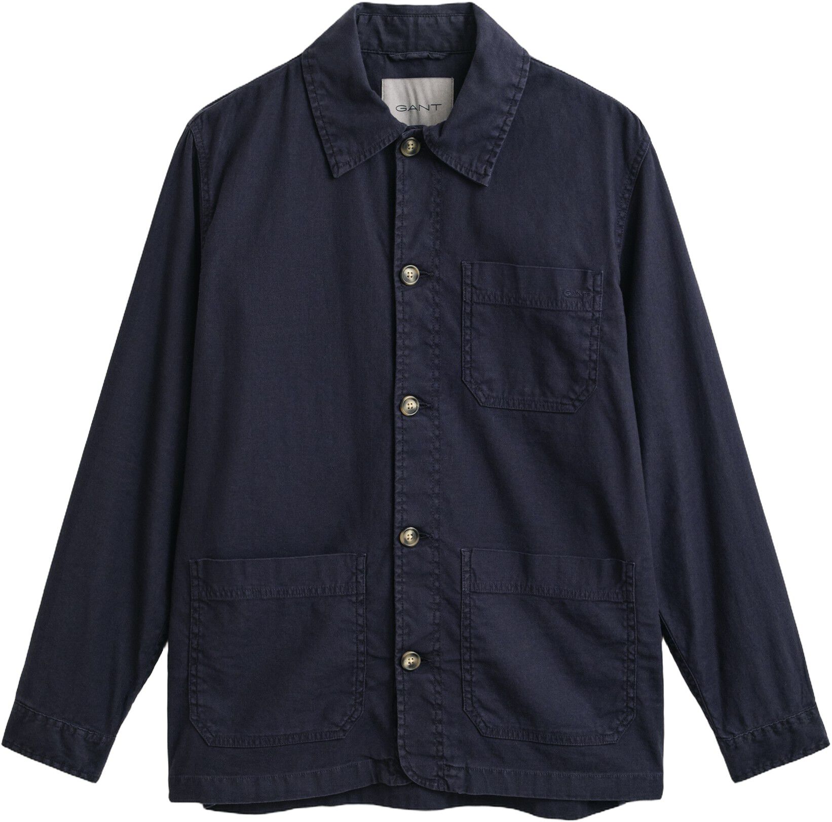REG COTTON / LINEN OVERSHIRT