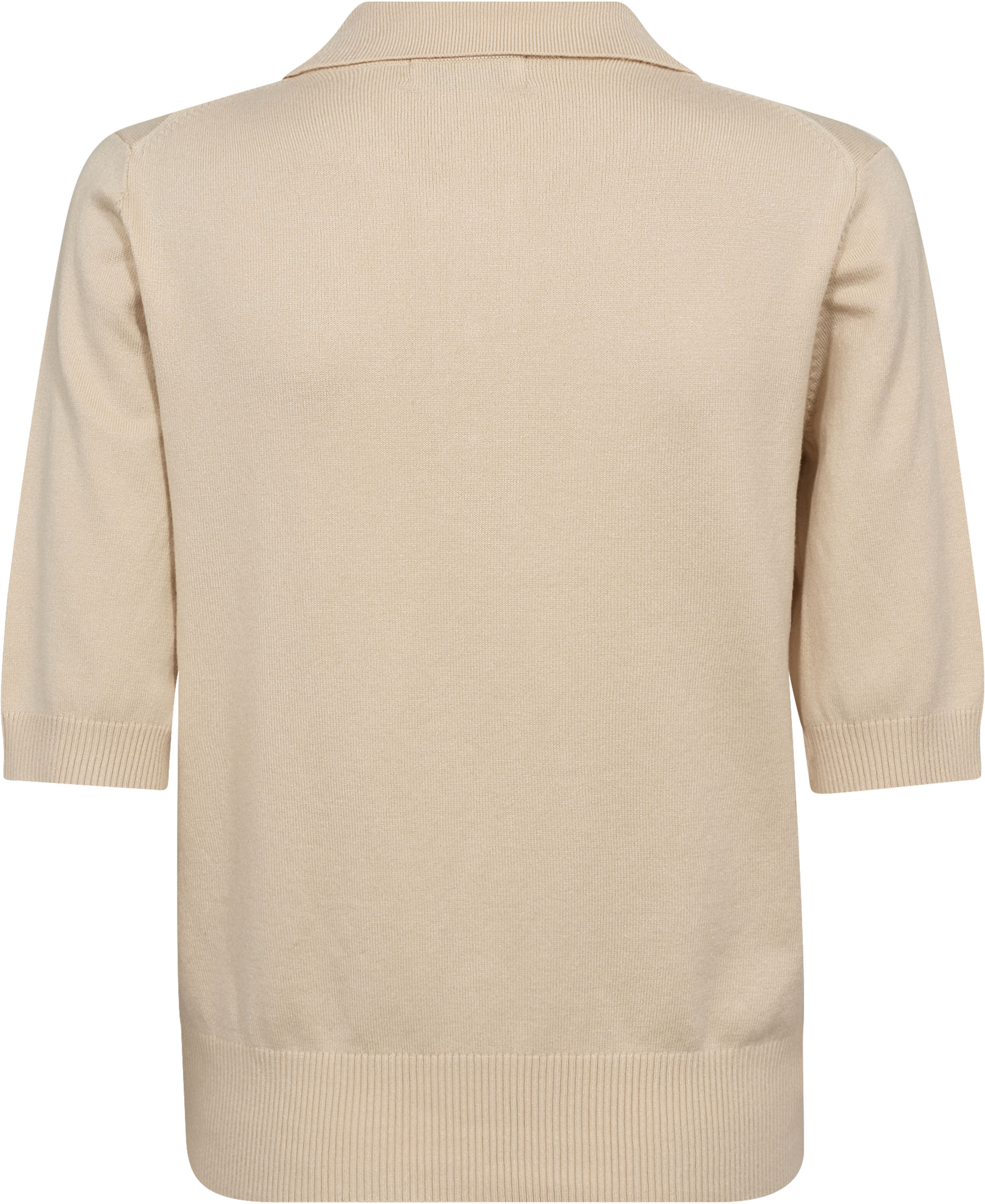 Frigga 11 Kort&aelig;rmede strik polo - Viscose LENZINGECOVERO