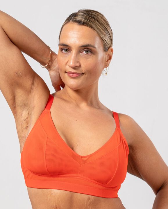 Mesh Support Bra